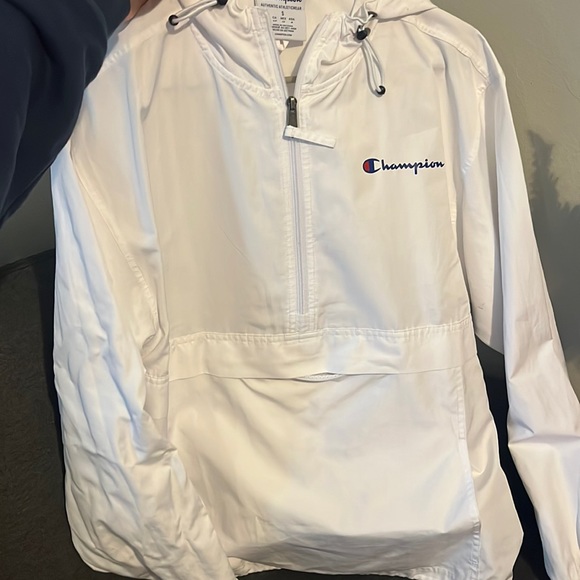 White Champion Windbreaker - Picture 1 of 6